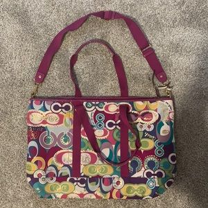 Extra Large Coach Poppy Tote